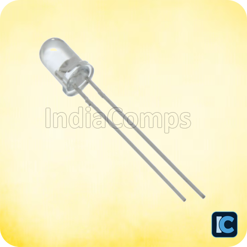 5mm Amber LED – Clear