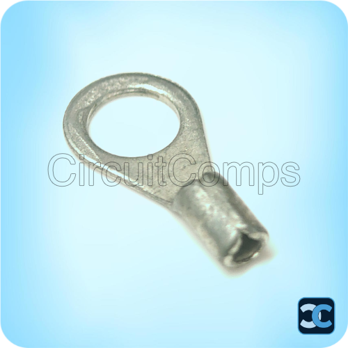 Ring Terminal 0.5–1.5 sqmm Wire M4 Bolt 10A Crimp Connector