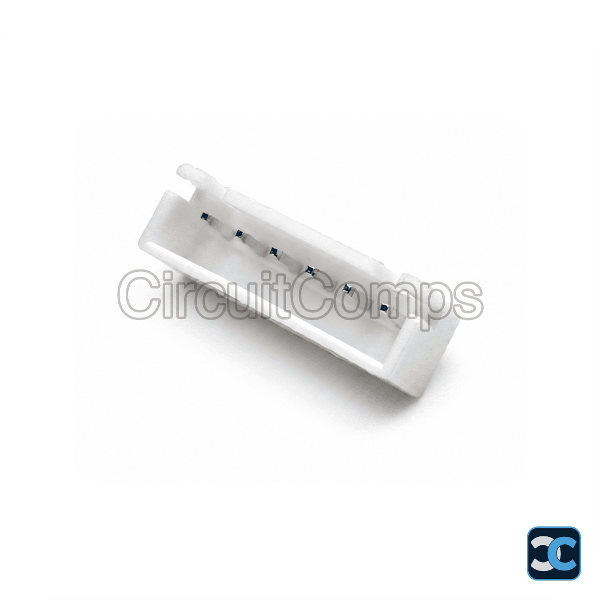 6-Pin JST XH 2.54mm Top Entry Vertical Header – PCB Mount Through-Hole