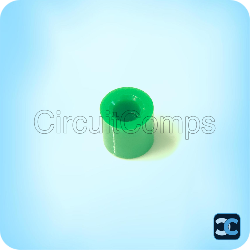 Green Cap R6.2 ID 3.1mm for 6x6 Tactile Switch 9–16mm Height