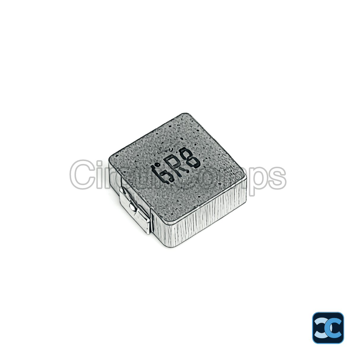 6.8uH (6R8) 6A SMD Power Inductor ASPI-0630LR-6R8