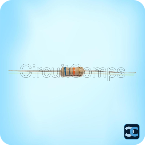 68K ohm 1W Carbon Film Resistor 5% Through Hole