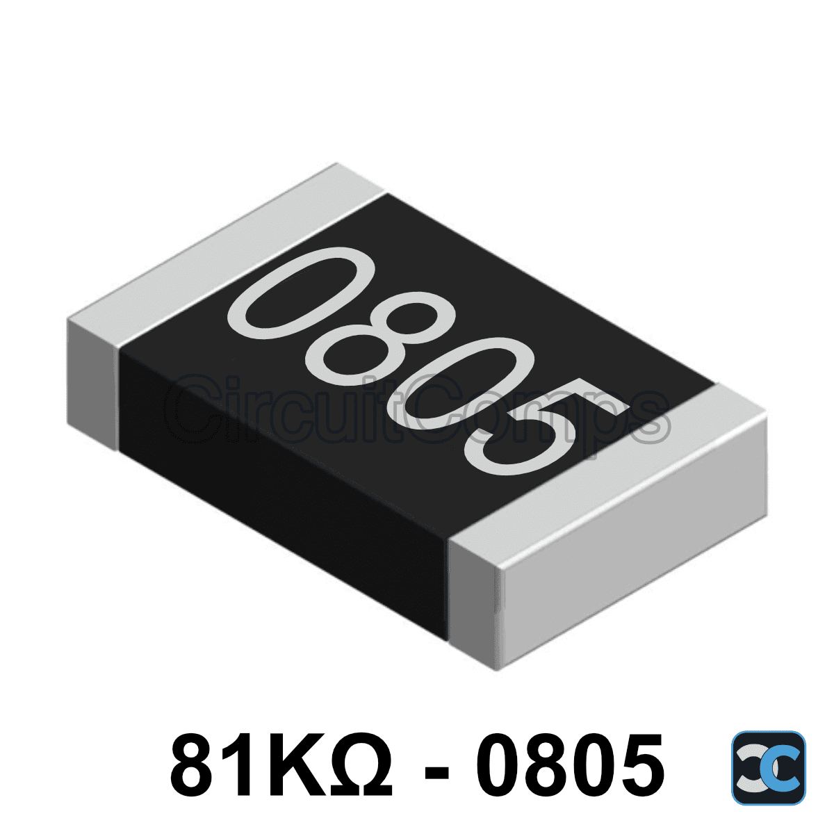81K ohm 0805 1% SMD Resistor 81K 0.125W (1/8W)