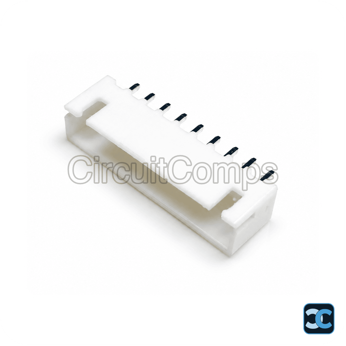9-Pin JST XH 2.54mm Top Entry Vertical Header – PCB Mount Through-Hole