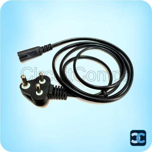 AC Power Cord 1.5 Meter IEC C7 2 Pin 10A 250V Cable