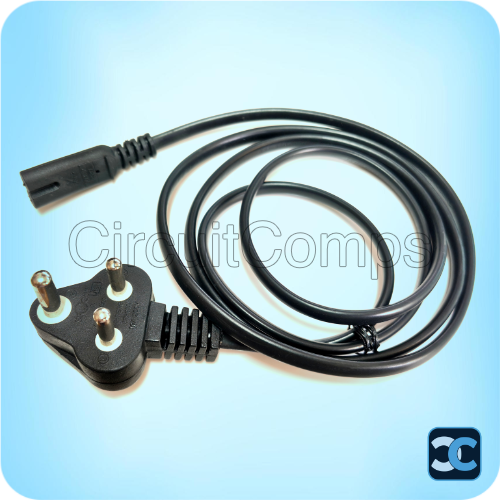 AC Power Cord 1.5 Meter IEC C7 2 Pin 10A 250V Cable