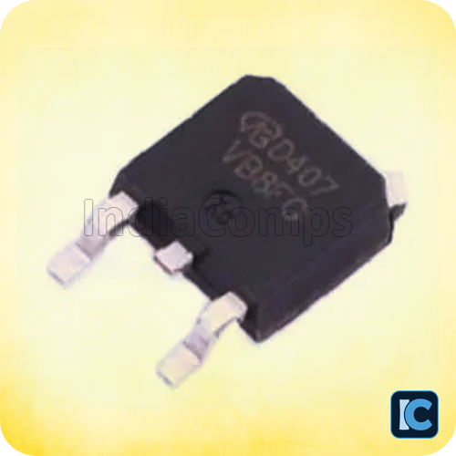 AOD407 P-Channel MOSFET – TO252 – -60V / -10A / 25W – Unipolar Enhancement Type