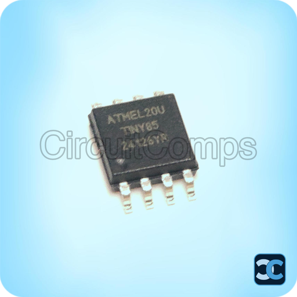 ATTINY85-20U 8-bit AVR Microcontroller 8KB Flash SOIC-8