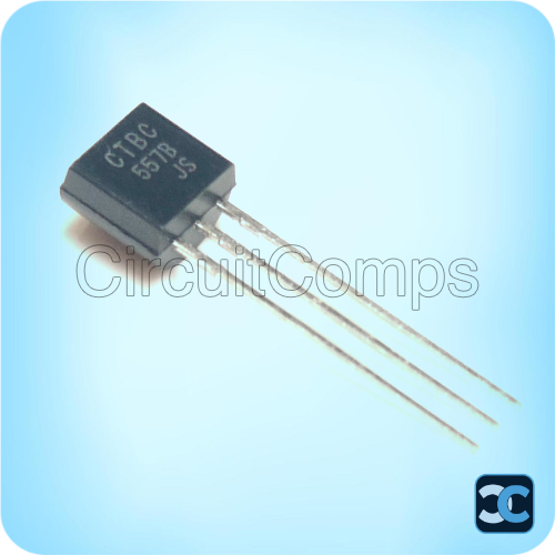 BC557B PNP Transistor 50V 100mA TO-92 CDIL