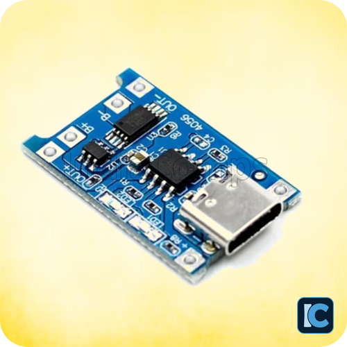 TP4056 1A Li-ion lithium Battery Charging Module With Current Protection – Type C