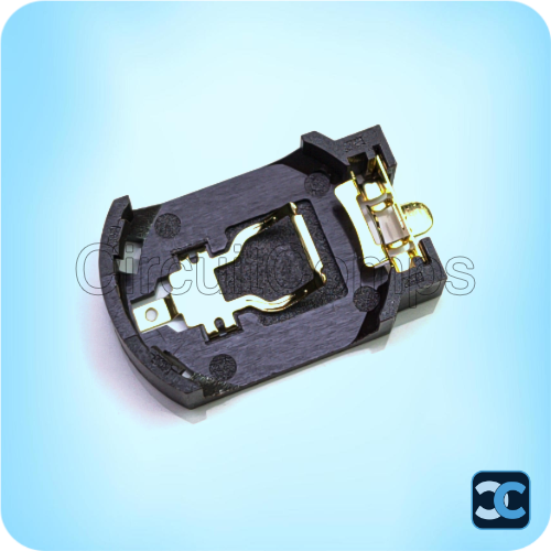 CR2032 Plastic Battery Holder | BS-2032-8 C5MM SMT Button Cell Connector