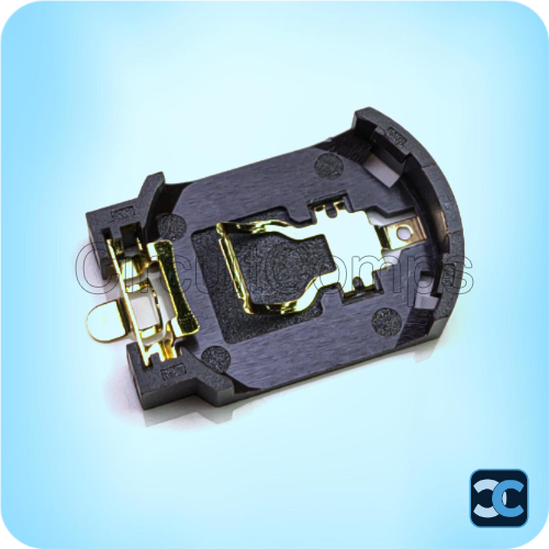 CR2032 Plastic Battery Holder | BS-2032-8 C5MM SMT Button Cell Connector