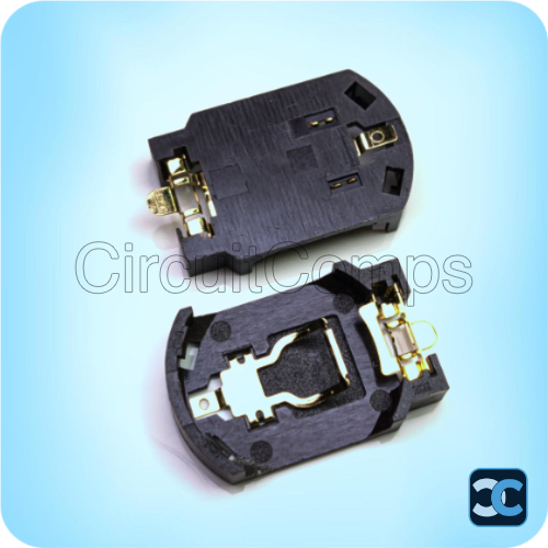 CR2032 Plastic Battery Holder | BS-2032-8 C5MM SMT Button Cell Connector