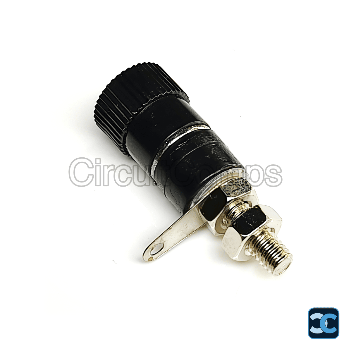 Black 4mm Banana Socket Terminal - Panel Mount