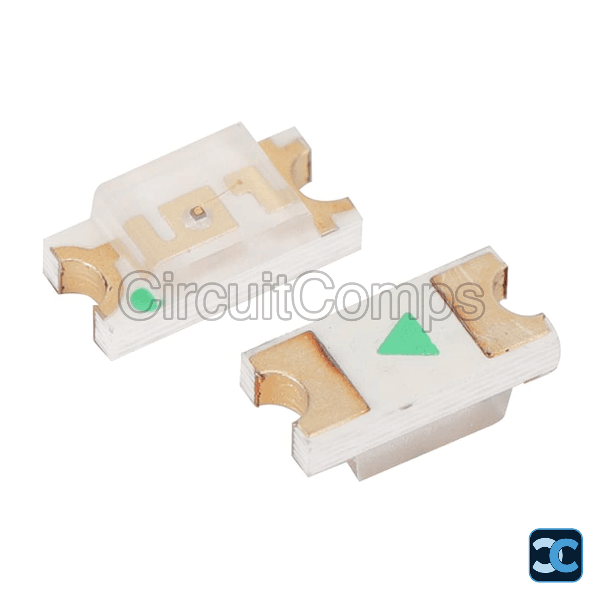 Blue LED 1206 SMD 3.4V 450-495nm Everlight