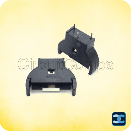 CR2032 3V Lithium Coin Battery | 2-Pin PCB Mount Cell