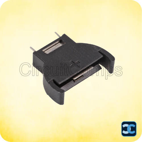 CR2032 3V Lithium Coin Battery | 2-Pin PCB Mount Cell
