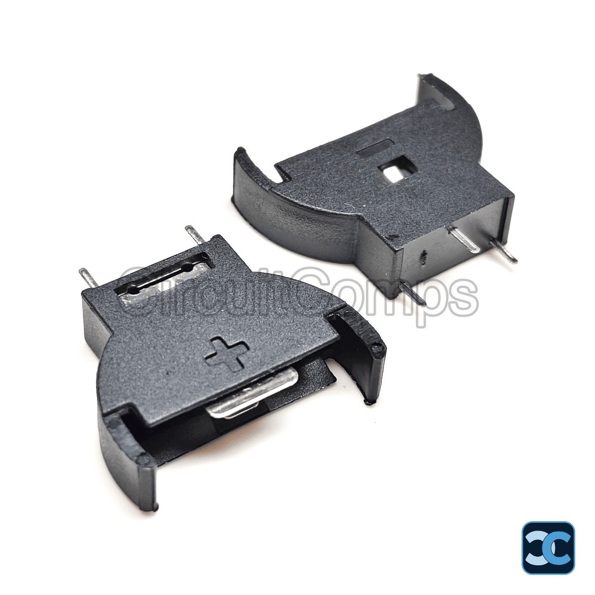 CR2032 CR2025 Vertical Battery Holder Through Hole PCB Mount