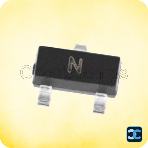 DAN202-TP SOT 23-3 Small Signal Switching Diode – 200mW – MCC
