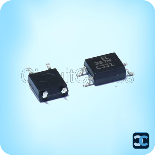 Everlight EL357N(C)(TA)-G Optocoupler – SOP-4 Phototransistor, 3750Vrms Isolation