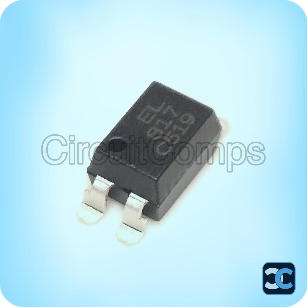 EL817C Optocoupler – SOP-4 Phototransistor Output, 5kV Isolation – Everlight