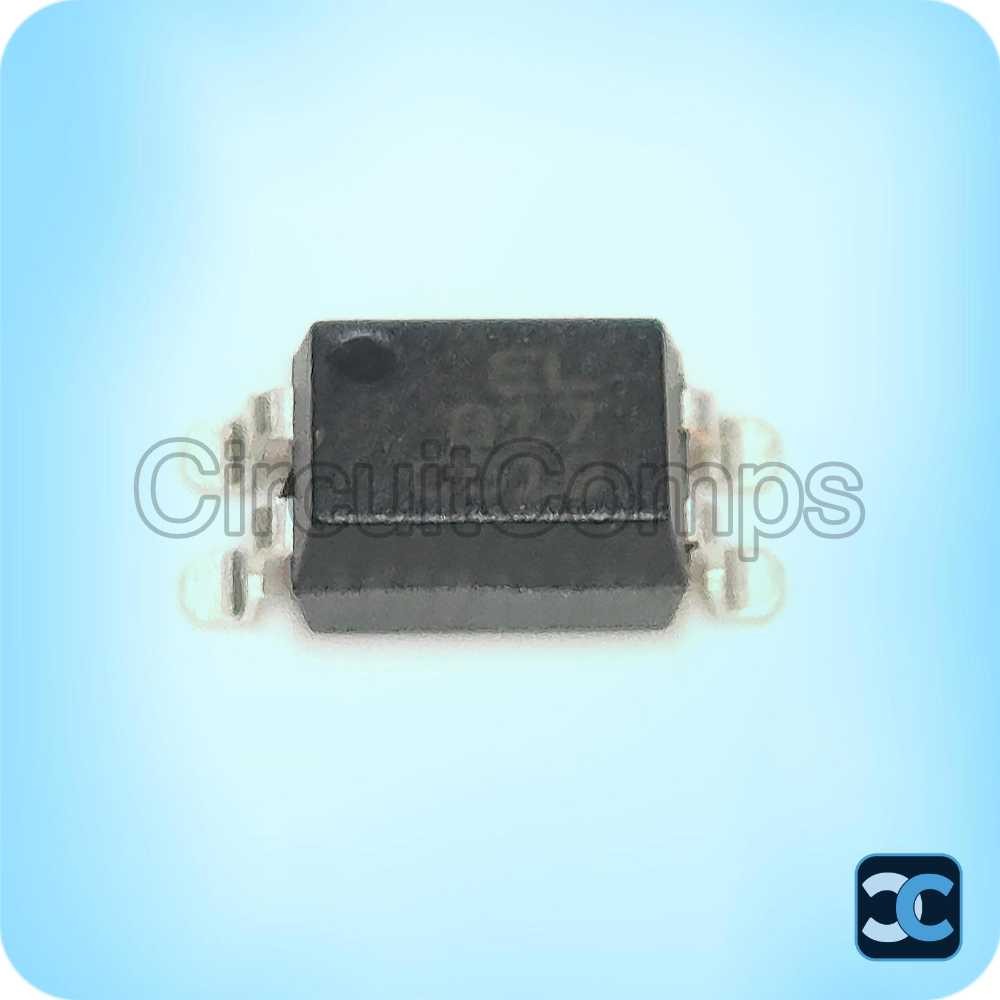 EL817C Optocoupler – SOP-4 Phototransistor Output, 5kV Isolation – Everlight