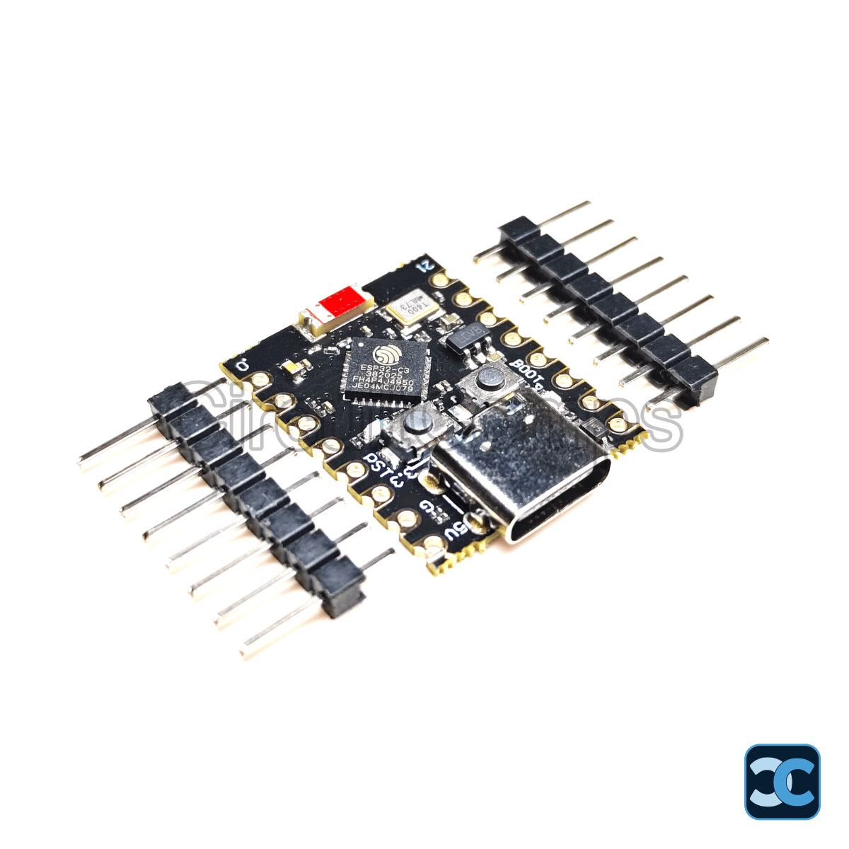 ESP32-C3 Development Board with Unsoldered Berg Pins USB Type C WiFi Bluetooth 5.0