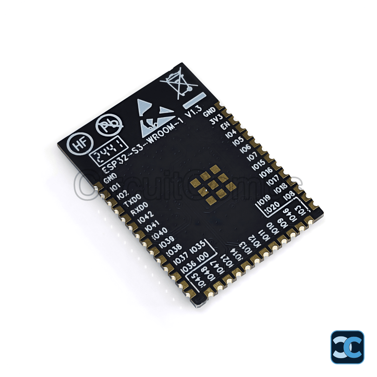 ESP32-S3-WROOM-1 N16R8 Wi-Fi + Bluetooth 5 LE MCU Module - Espressif