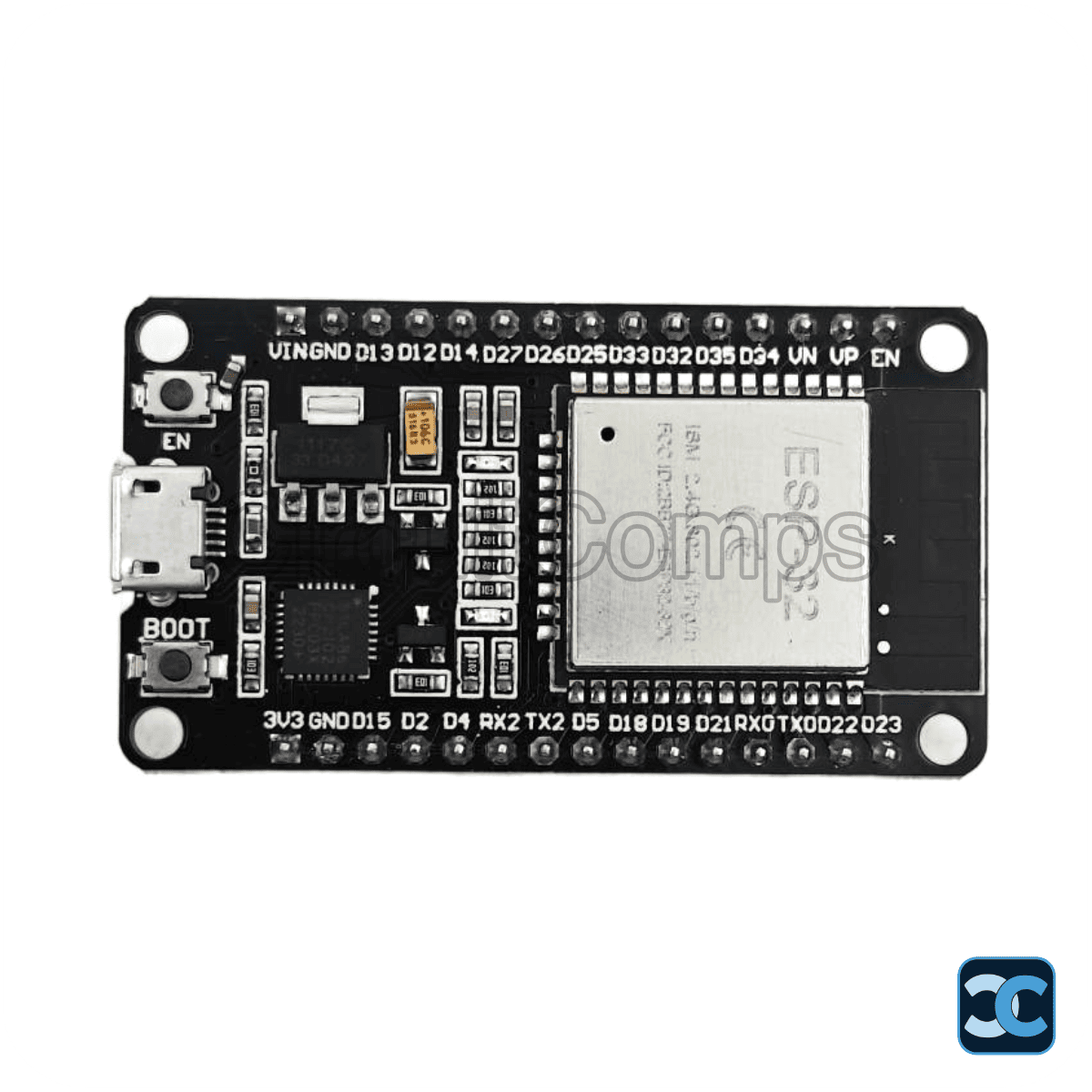 ESP32 WROOM WiFi + Bluetooth Module – 30 Pin