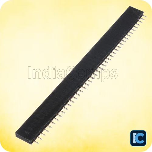 2.54mm 40x1 Female Straight Header Strip