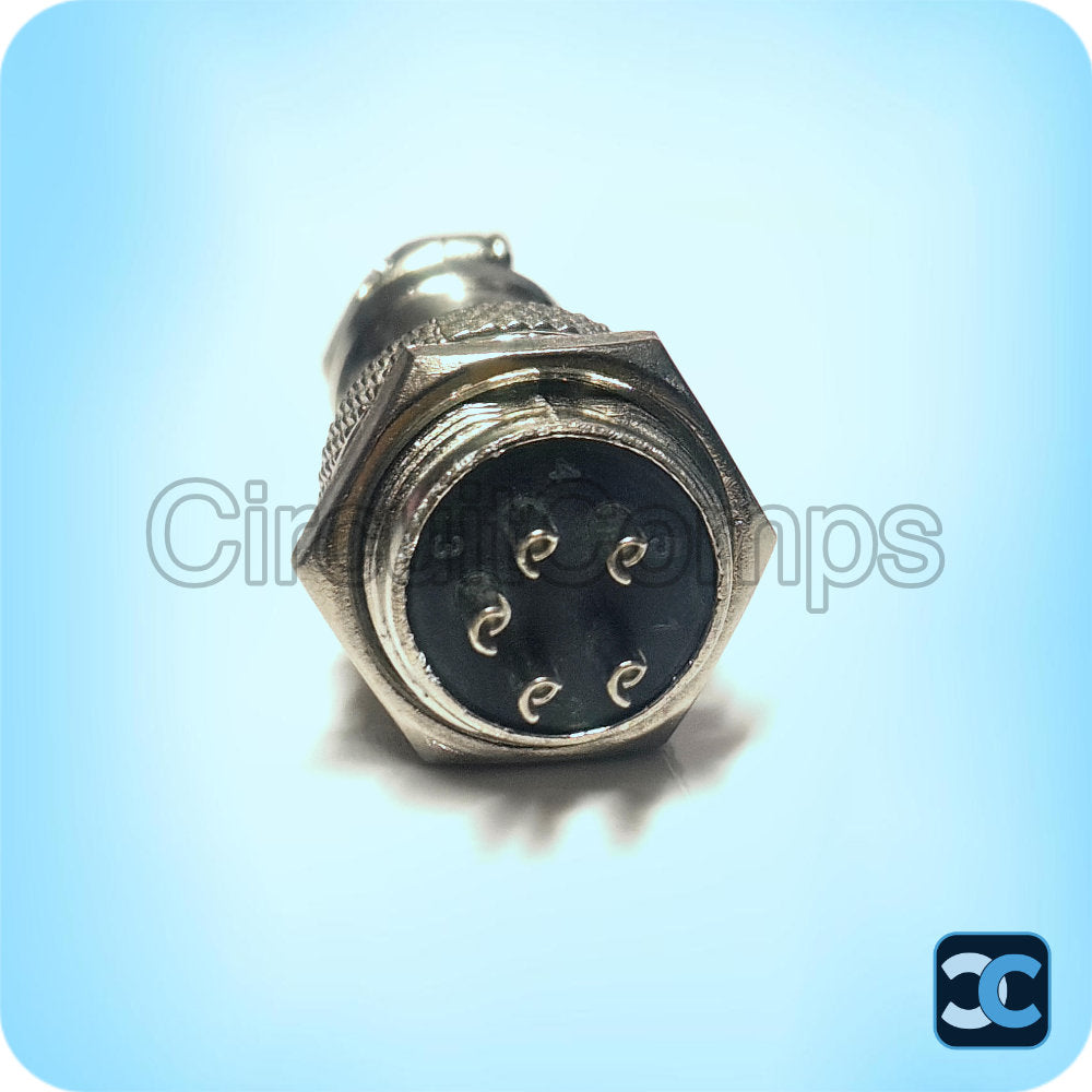 GX16 5 Pin Aviation Connector Male Female Panel Mount 5A 250V