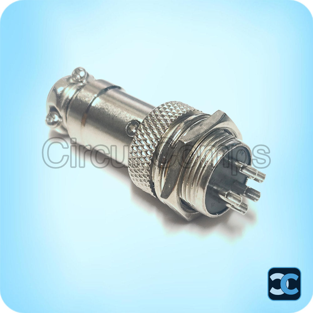 GX16 5 Pin Aviation Connector Male Female Panel Mount 5A 250V