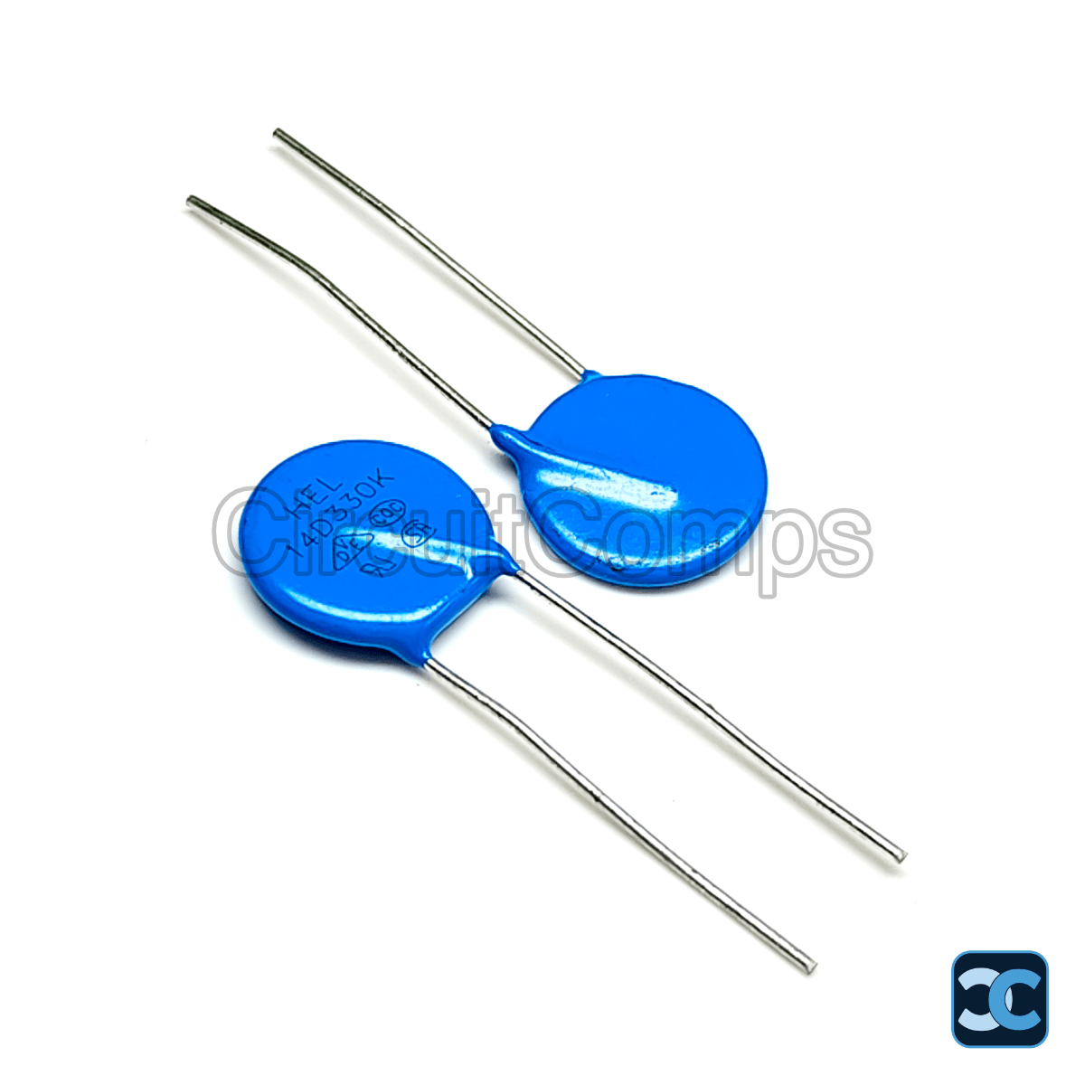 HEL-14D330K 14mm Metal Oxide Varistor (MOV) 33V 1kA Surge Protection