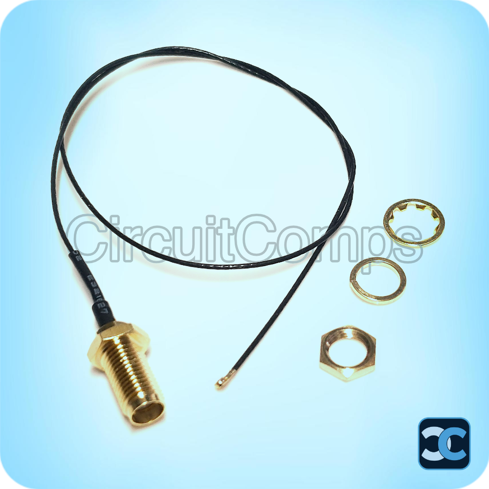 IPEX4 to SMA Female RF Cable 30cm 0.81mm RG Cable
