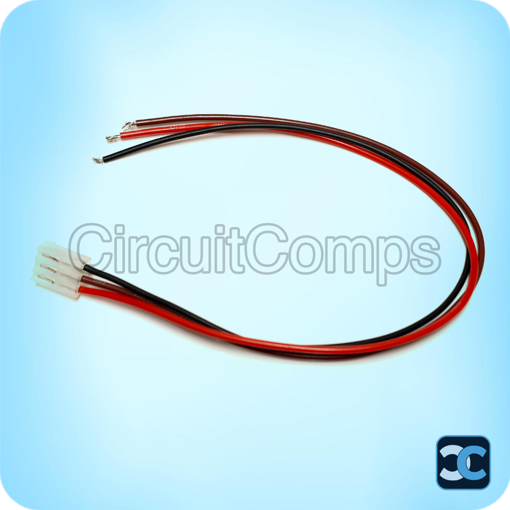 3 Pin Connector 3.96mm Female with 30cm Wire KK396 Type