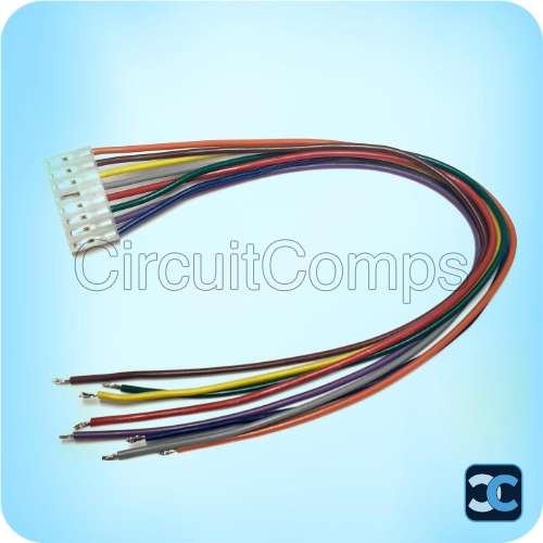 8 Pin Connector 3.96mm Female with 30cm Wire KK396 Type