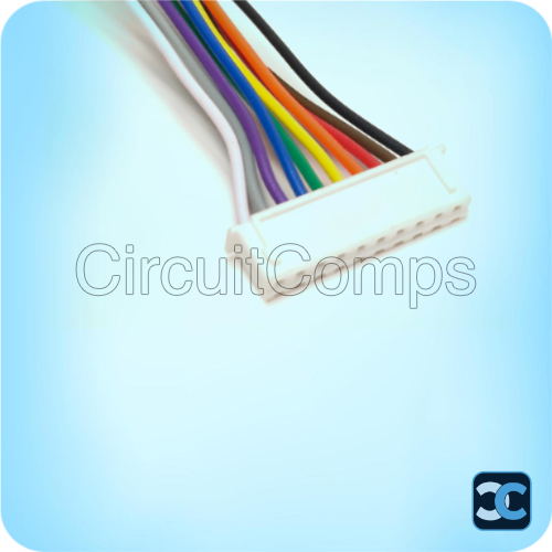 JST XH 12 Pin Female to Female Cable 2.5mm Pitch 30cm