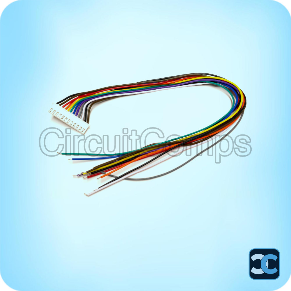 JST XH 12 Pin Female Connector 2.5mm Pitch with 30cm Wire