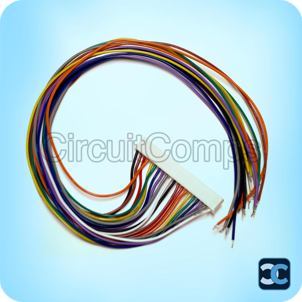 JST XH 20 Pin Female Connector 2.5mm Pitch with 30cm Wire