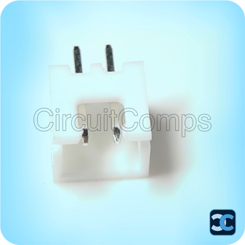 2 Pin JST XH Male Straight Connector 2.54mm Pitch 2512
