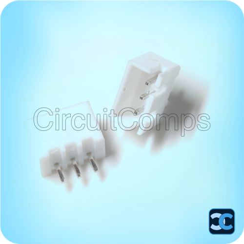 3 Pin JST XH Male Straight Connector 2.54mm Pitch 2515
