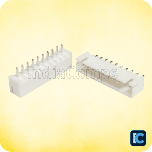 10-Pin JST XH 2.5mm Top Entry Connector – Vertical Mount