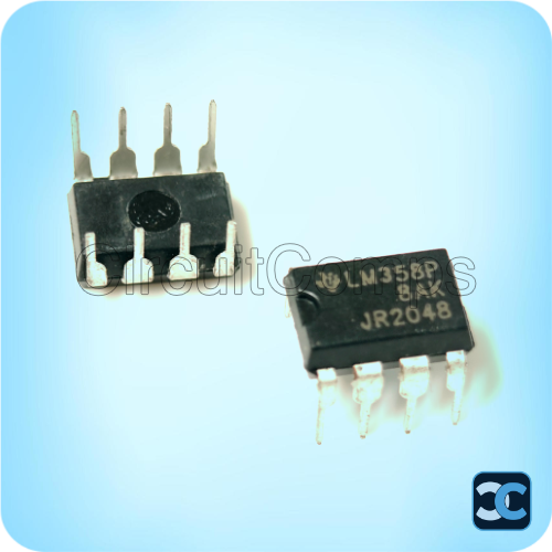 LM358P Dual Operational Amplifier 1MHz DIP-8 Op-Amp – Circuitcomps