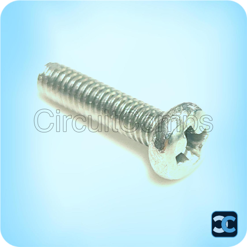M2.5 x 10mm Phillips Pan Head Screw SS 304 Stainless Steel