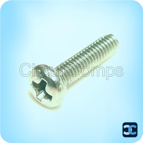 M2.5 x 10mm Phillips Pan Head Screw SS 304 Stainless Steel