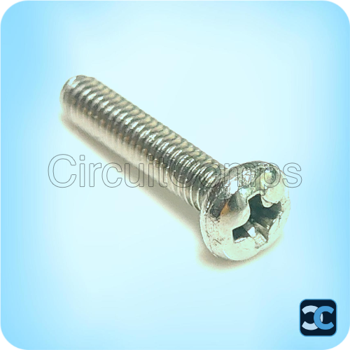 M2.5x12mm Phillips Pan Head Screw SS304 Stainless Steel