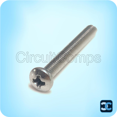 M2.5 x 20mm Phillips Pan Head Screw SS 304 Stainless Steel
