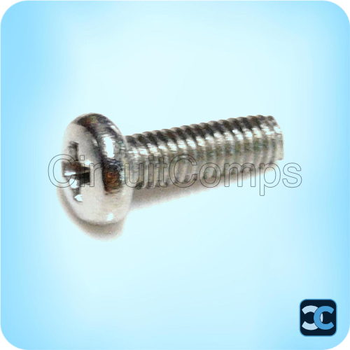 M2.5 x 8mm Phillips Pan Head Screw SS 304 Stainless Steel