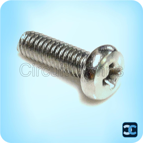 M2.5 x 8mm Phillips Pan Head Screw SS 304 Stainless Steel