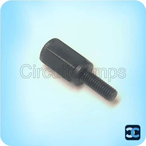 M3 x 10mm Nylon Hex Spacer Male Female PCB Standoff Black